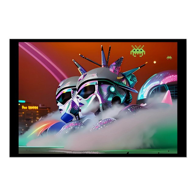 Pôster United Space Invasion Force (Frente)