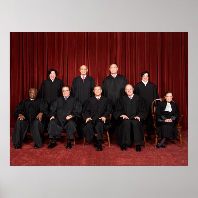 Pôster United States Supreme Court Justices (Frente)