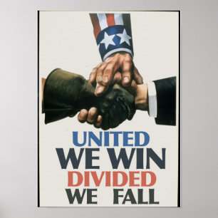 Poster United We Win Unions