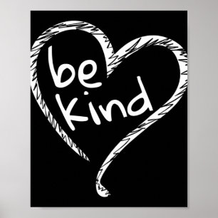Poster Unity Day Orange Heart Be Kind Anti Bullying Boys