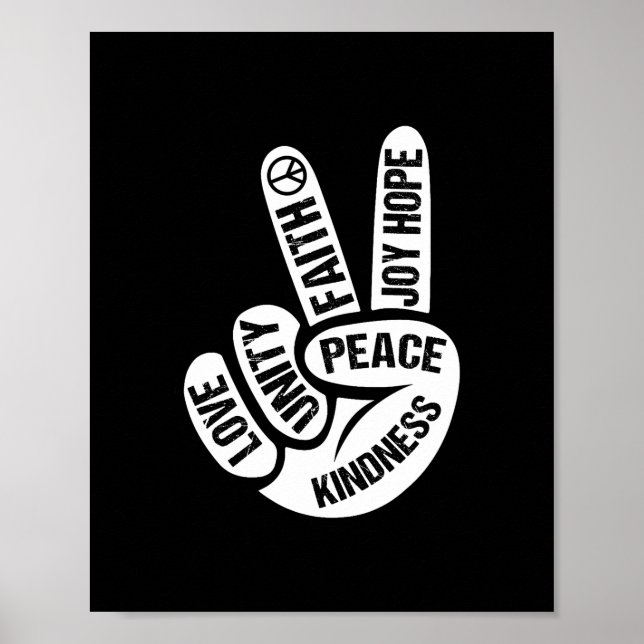 Poster Unity Day Orange Seja gentil e antibullying (Frente)