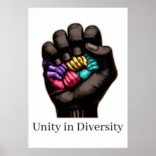 Poster Unity in Diversity (Frente)