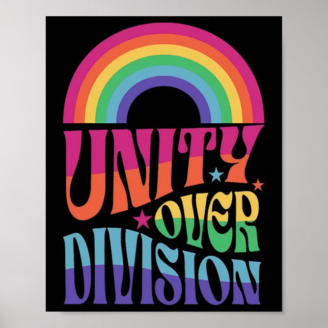 Poster Unity Over Division Harris Wheimer 2024 (Frente)