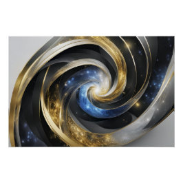 Pôster Universe in an Abstract Spiral