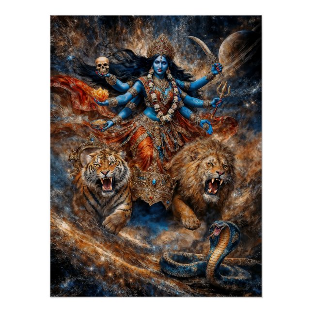 Pôster Universe Powers of Kali Goddess (Frente)