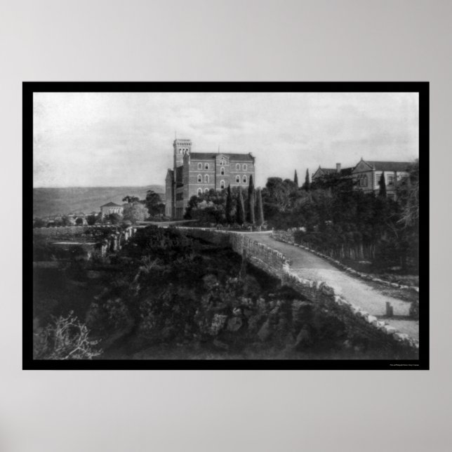 Poster Universidade Americana de Beirute, Líbano 1921 (Frente)