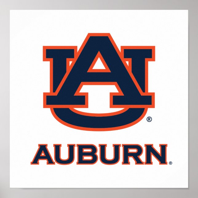 Poster Universidade Auburn | AU Auburn (Frente)