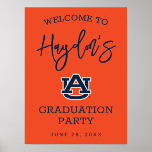 Poster Universidade Auburn FESTA DE FORMATURA
