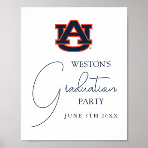Poster Universidade Auburn   FESTA DE FORMATURA