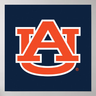 Poster Universidade Auburn | Logotipo UA Auburn