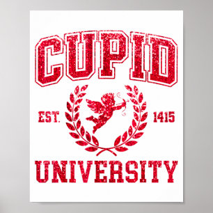 Poster Universidade Cupido Dia dos Namorados Engraçado Mu
