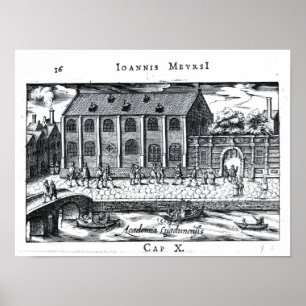 Poster Universidade de Leiden, 'uma Atenas holandesa