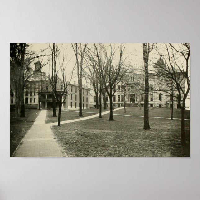 Poster Universidade de Ohio: College Green 1915 (Frente)