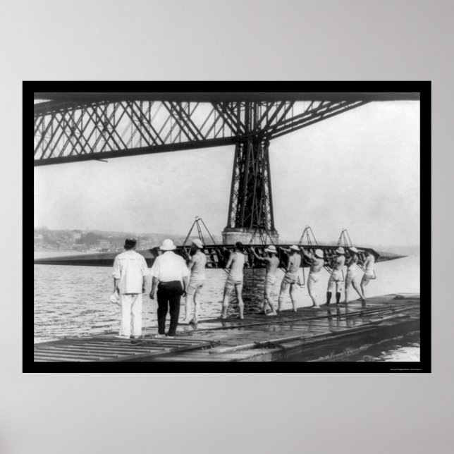 Poster Universidade de Wisconsin Varsity Rears 1914 (Frente)