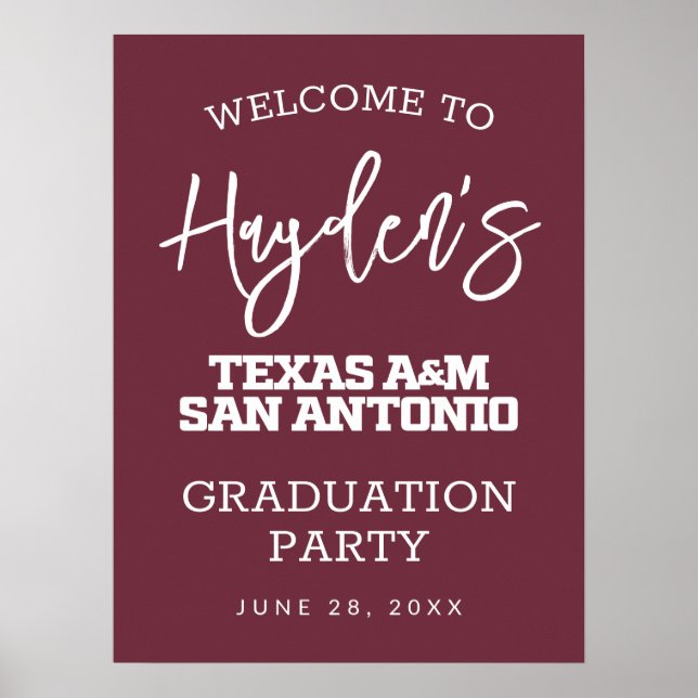 Poster Universidade do Texas A&M - San Antonio (Frente)
