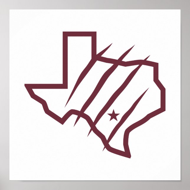Poster Universidade do Texas A&M - San Antonio | Logotipo (Frente)