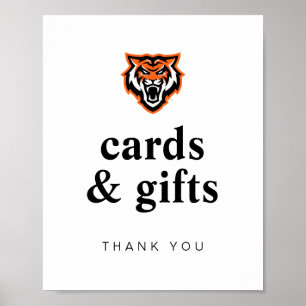 Poster Universidade Estadual de Idaho Bengals Spirit Desi
