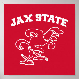 Poster Universidade Estadual de Jacksonville JAX State Ga