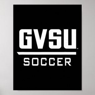 Poster Universidade Estadual Grand Valley Lakers Futebol 