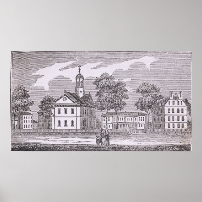 Pôster Universidade Harvard, do Histórico (Frente)