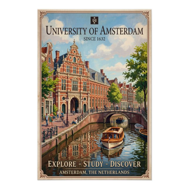 Pôster Universität Amsterdam  (Frente)