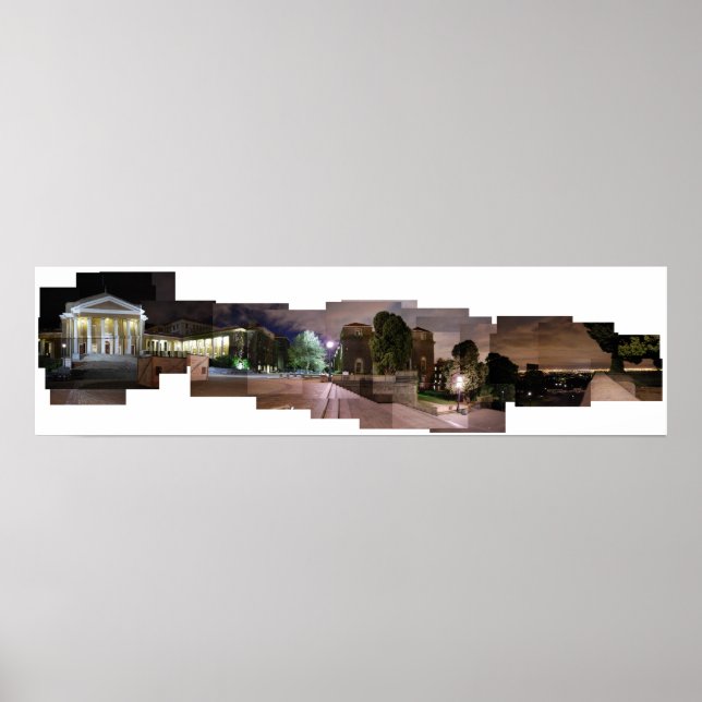 Pôster University of Cape Town at Night (Frente)