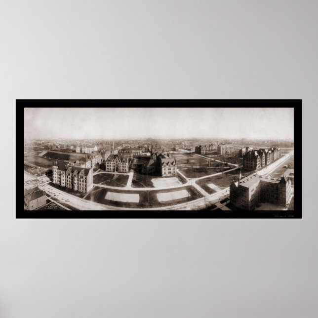 Poster University of Chicago Photo 1904 (Frente)