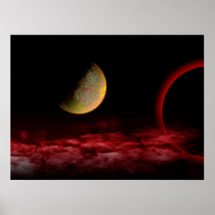 Pôster Universo vermelho