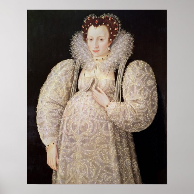 Poster Unknown Lady, c.1595-1600 (Frente)