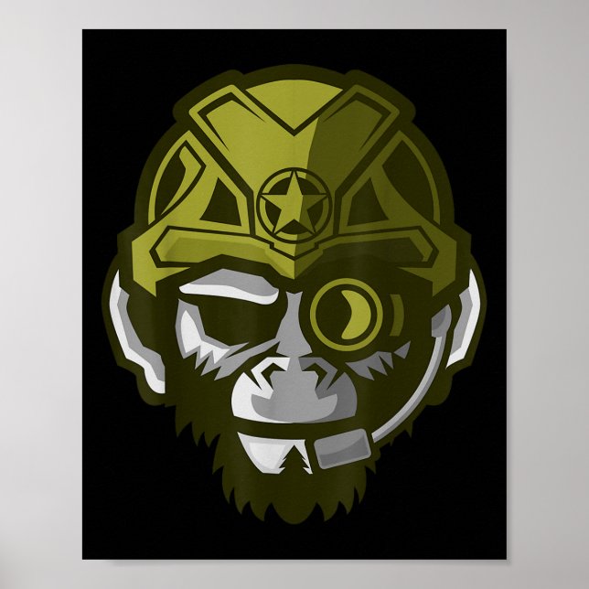 Poster Unleahe Gorilla Body Building Motivation Gym Gift  (Frente)