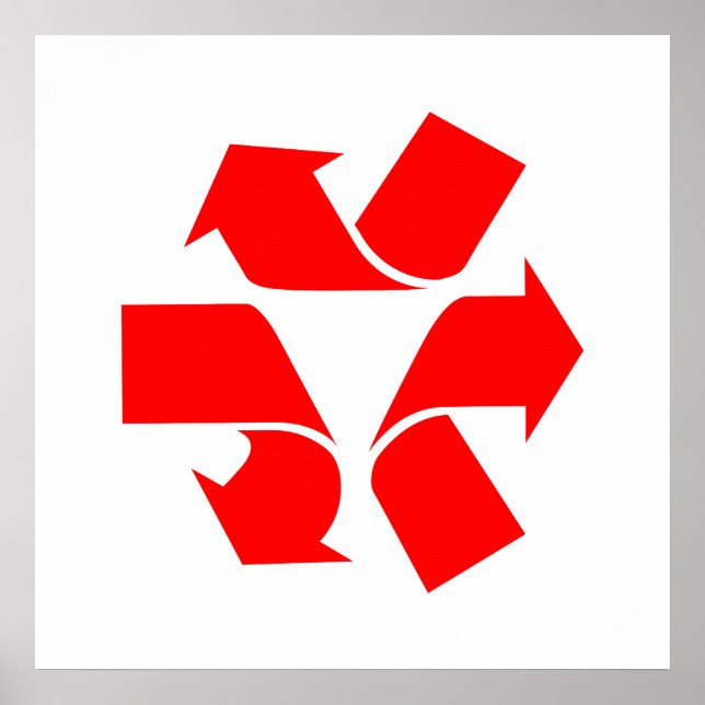 Poster Unrecycle Symbol (Frente)