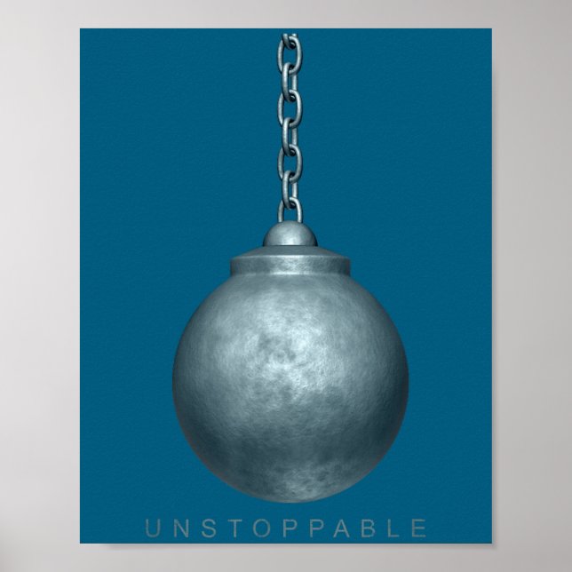 Poster Unstoppable Motivation  (Frente)