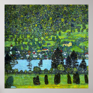 Poster Unterach at Altersee de Gustav Klimt