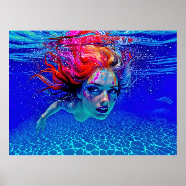 Poster “Up Close and Personal” - A Chromatic Portrait (Frente)