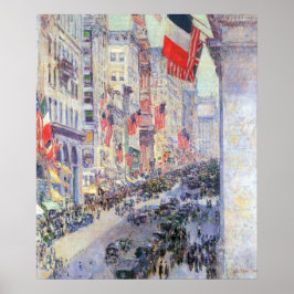 Poster Up the Avenue from 34th Street, maio de 1917, por 