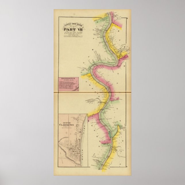 Pôster Upper Ohio River and Valley 3 (Frente)