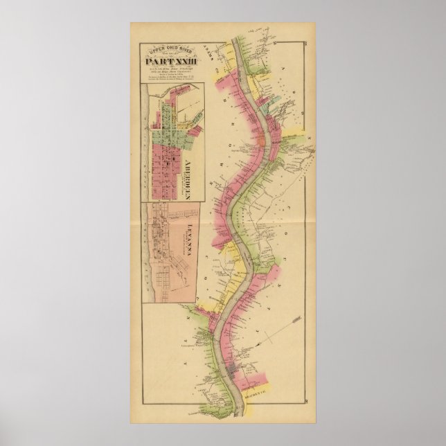 Pôster Upper Ohio River e Valley 2 (Frente)