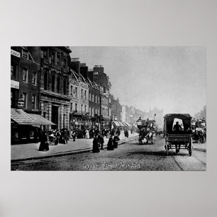 Pôster Upper Street, Islington, 1906