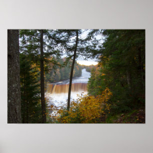 Pôster Upper Tahquamenon Falls, Autumn, Michigan