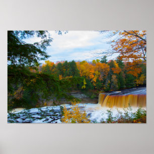 Poster Upper Tahquamenon Falls, Autumn, Michigan