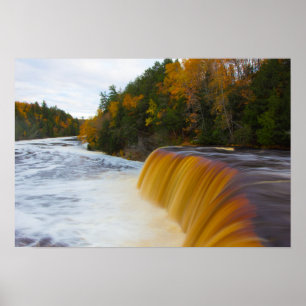Poster Upper Tahquamenon Falls, Autumn, Michigan