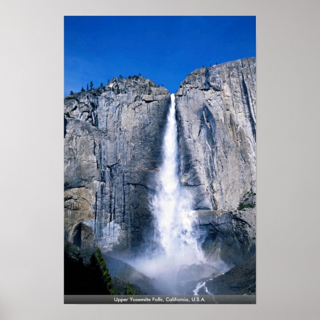 Poster Upper Yosemite Falls, Califórnia, EUA (Frente)