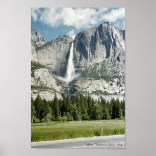 Poster Upper Yosemite Falls Inspired 1952