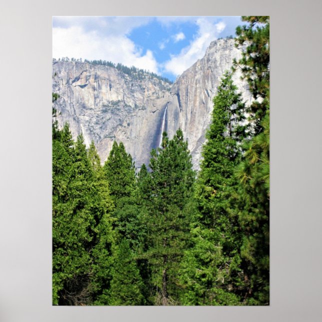 Poster Upper Yosemite Falls, Parque Nacional de Yosemite, (Frente)