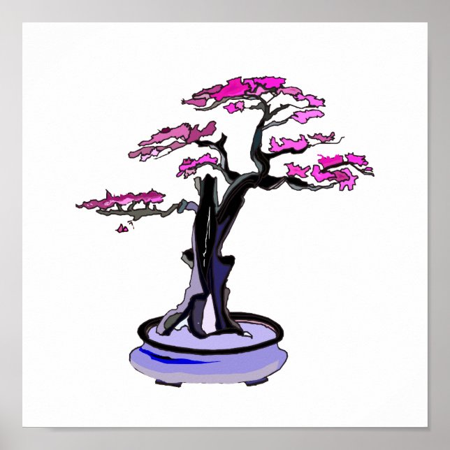 Poster Upright Deadwood Bonsai Purple (Frente)