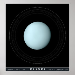 Pôster Uranus o planeta