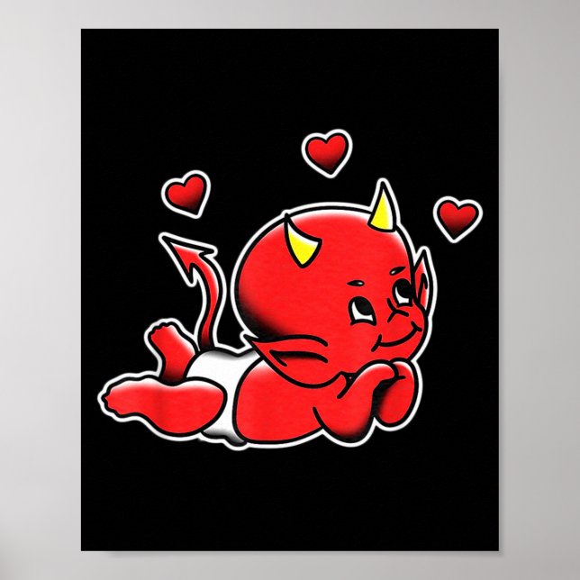 Poster Urban Empyre Kewe Baby Cud Devil Demon Love , Smal (Frente)