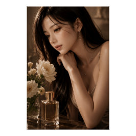Pôster URBAN FLUID ELEGANCE — Blooming Grace Poster