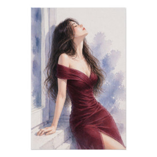 Pôster URBAN FLUID ELEGANCE — Morning Serenity Poster