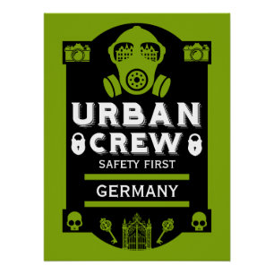 Pôster Urbex de Exploração Urbana